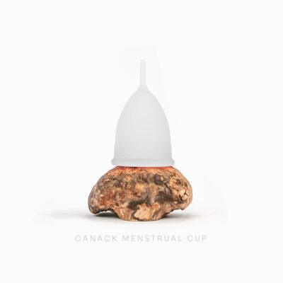 کاپ قاعدگی کاناک شفاف 2 عددی سایز L + S