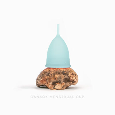 کاپ قاعدگی کاناک سبزآبی 2 عددی سایز L + S