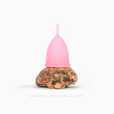 کاپ قاعدگی کاناک صورتی 2 عددی سایز L + S